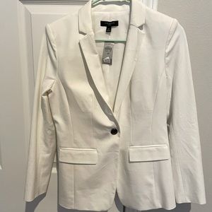 White blazer: double breasted Ann Taylor Petite